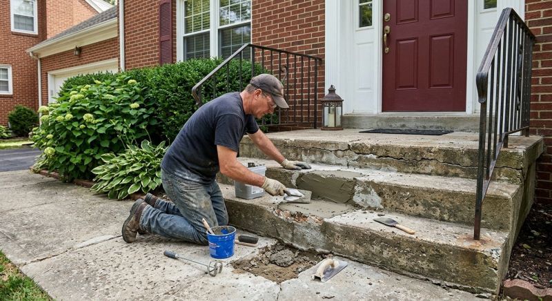 Concrete Porch Repair in Miami Dade County, FL