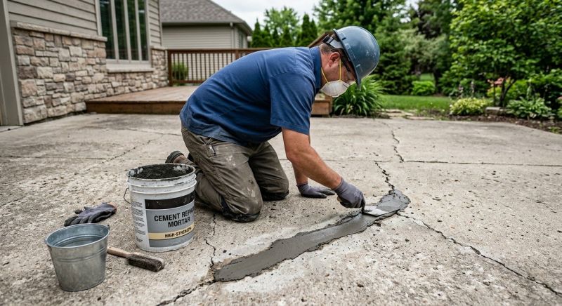 Garage Crack Repair in Des Moines, IA