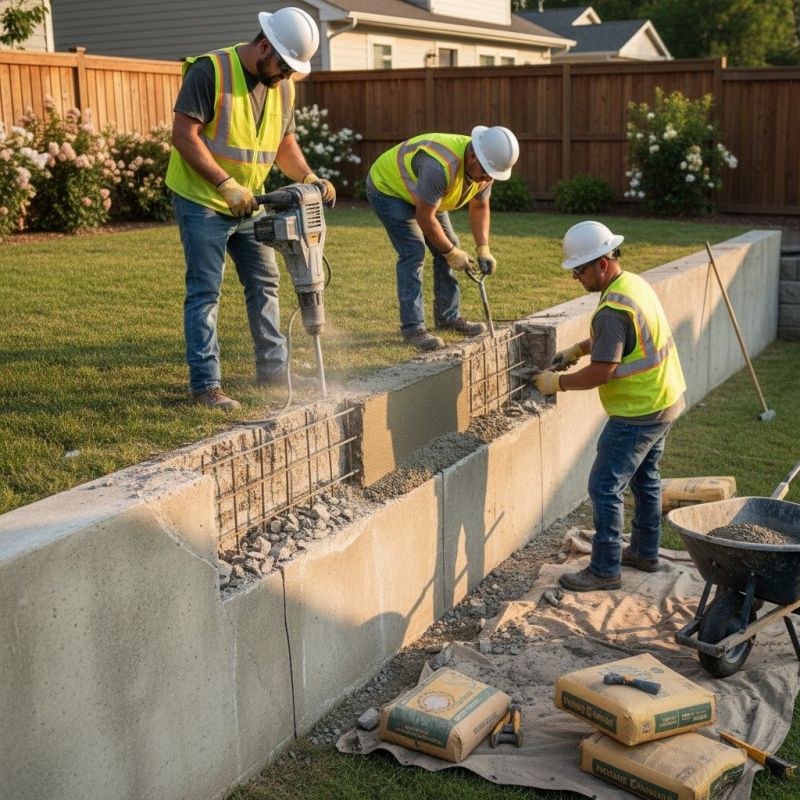 Local Concrete Border Repair pros at work